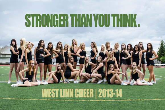 2014 West Linn Cheer Poster #2